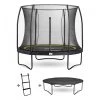 Salta Trampolin Comfort Inkl. Leiter Und Wetterschutzplane - Sport-Tiedje -Fitnessgeräte Salta Trampolin Gruppenbild neu 600