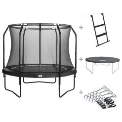Salta Trampolin Premium Black Edition Set - Sport-Tiedje