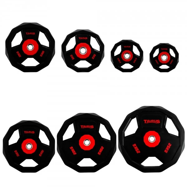 Taurus 30 Mm Hantelscheibe PU 3G - Sport-Tiedje 3 Taurus 30 Mm Hantelscheibe PU 3G - Sport-Tiedje