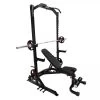 Taurus Squat Rack Inkl. Taurus Hantelbank B990 F.I.D. - Sport-Tiedje -Fitnessgeräte tf powerrack 015 600